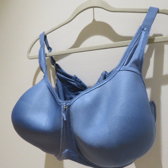 WACOAL Basic Beauty Contour Bra in Country Blue Satin - Size 40G - Picture 5 of 12